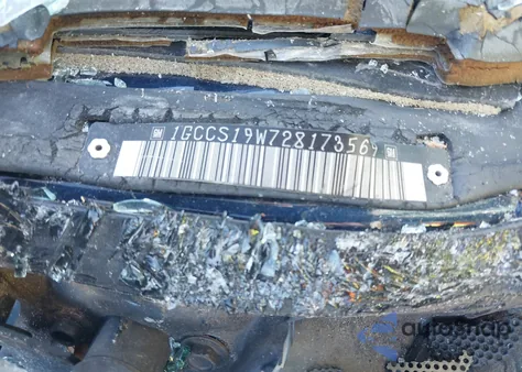 2002 Chevrolet S-10 Ls из США, поврежденный, VIN 1GCCS19W728173569